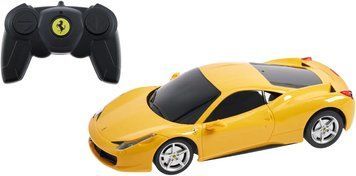 Машинка Rastar Ferrari 458 Italia 1:24 ц:желтый