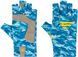Перчатки Favorite Solar Fishing Gloves 5 Cut S/M ц:white/blue, S/M