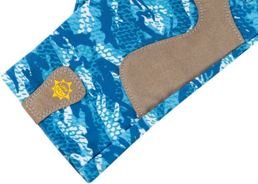 Перчатки Favorite Solar Fishing Gloves 5 Cut S/M ц:white/blue, S/M