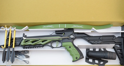 Арбалет Man Kung MK-TCS2G Рекурсивный пистолетного типа алюм рукоять ц:зеленый, 1000288
