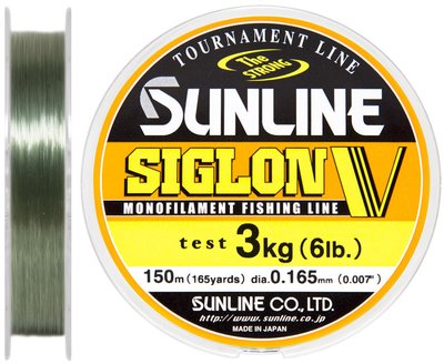 Волосінь Sunline Siglon V 150м Зелений