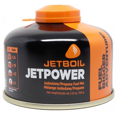Різьбовий газовий балон Jetboil Jetpower Fuel Blue 100г