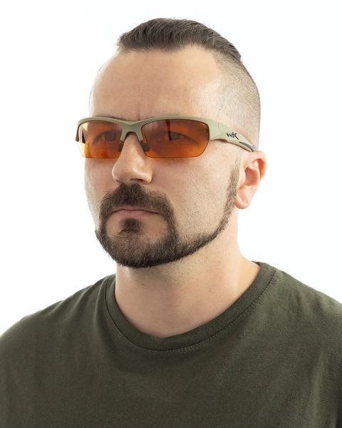 Очки баллистические Wiley X WX Valor 2.5. 3 линзы (Grey/Clear/Light Rust) оправа Tan
