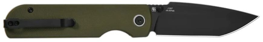 Нож CJRB Nova Black Blade AR-RPM9, G10 ц:green