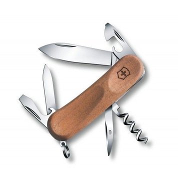 Ніж Victorinox Delemont, EvoWood 10, 85 мм, EvoWood, горіх