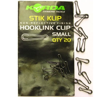 Застежка для грузила Korda Hooklink Clip Small (20шт)