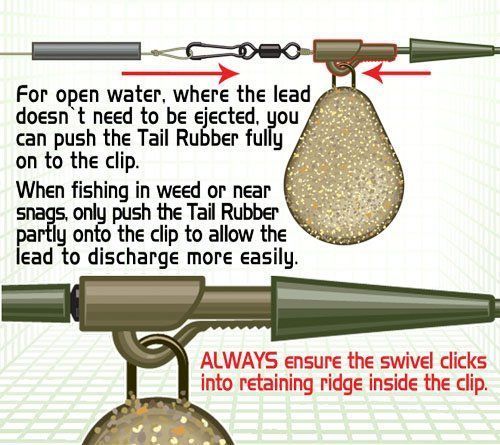 Кліпса COVERT LEAD CLIPS C-THRU GREEN (12)