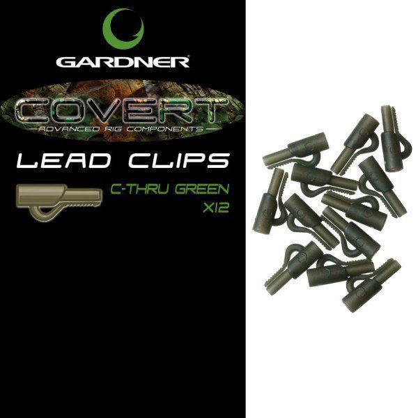 Кліпса COVERT LEAD CLIPS C-THRU GREEN (12)