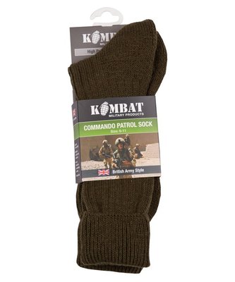 Шкарпетки KOMBAT UK Patrol Socks 40-45р Оливковий