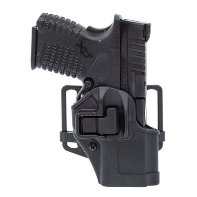 Кобура BLACKHAWK SERP CQC для Glock 26/27/33 левша, полимерная ц:черный