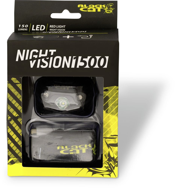 Налобний ліхтар Black Cat Night Vision 1500 black/green