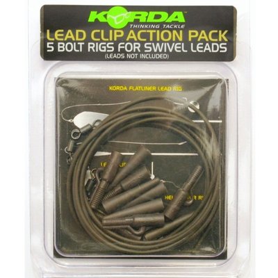 Набір Korda Lead Clip Action Pack Weed 5шт