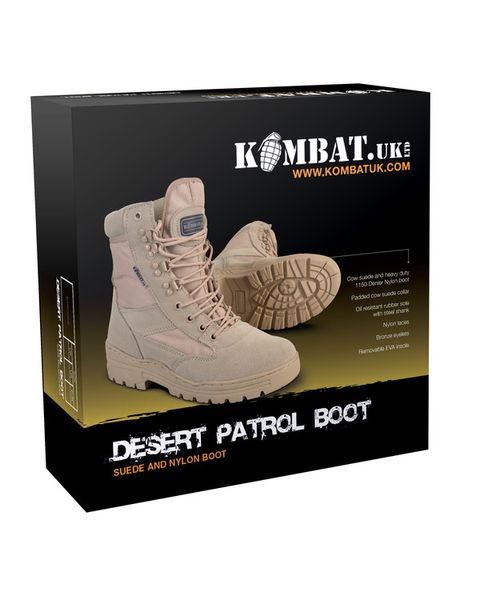 Ботинки тактические KOMBAT UK Patrol Boot Песчаный