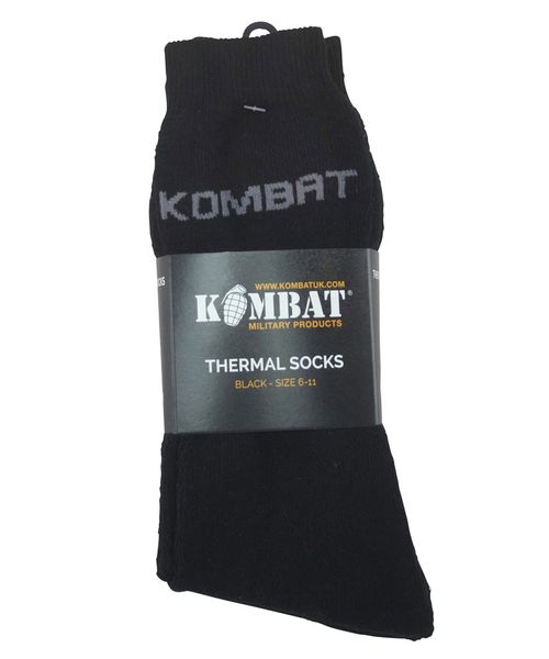 Термошкарпетки 3 пари KOMBAT UK Thermal Socks 40-45р Чорний