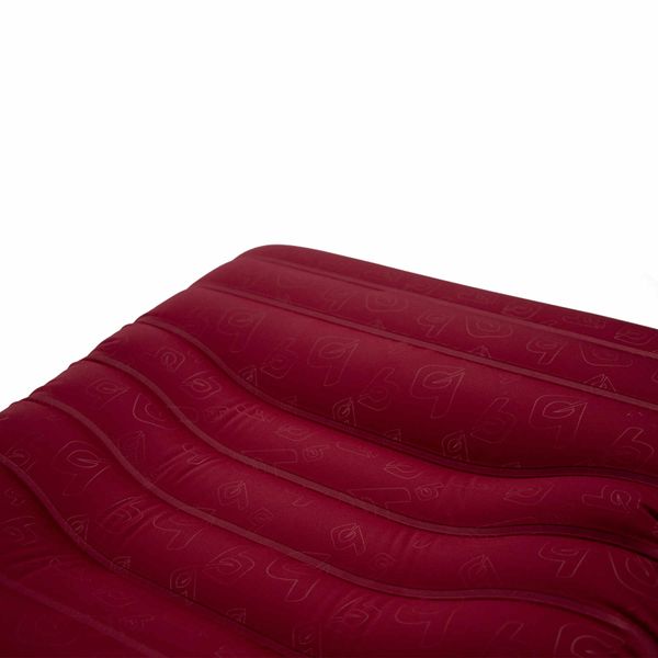 Надувной коврик Bo-Camp Laticuda Ergonomic Gold 191x60x14см Grey/Red