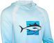 Реглан Favorite Hooded Jersey Tuna 2XL Голубой 16935523 фото 3