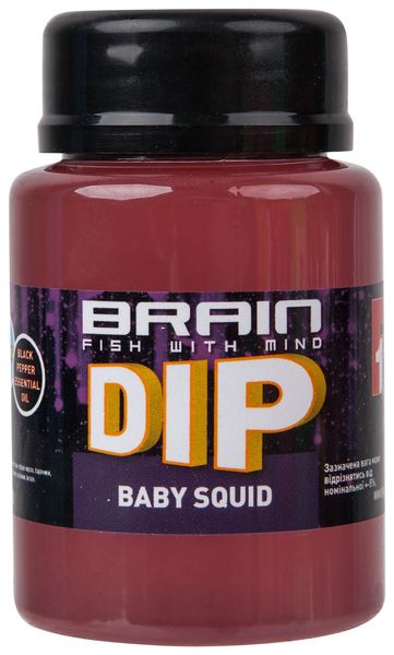 Дип для бойлов Brain F1 Baby squid (кальмар) 100ml, 18580309