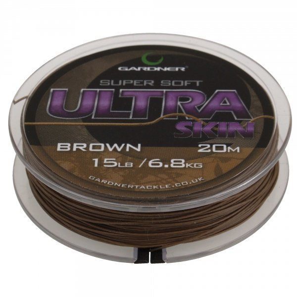 Поводочний матеріал Gardner Ultra Skin, 25LB, 11,3кг, Silt