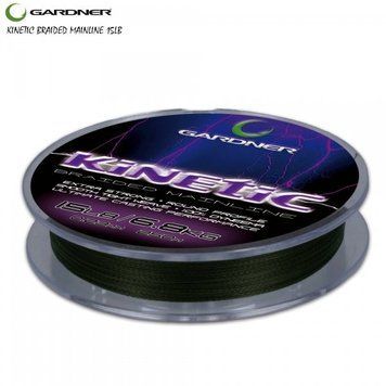 Шнур Gardner KINETIC BRAIDED MAINLINE, 40lb, 18кг, 0,36 мм, 250 м (XKIN40)