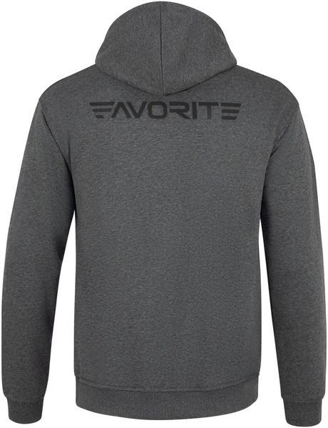 Реглан Favorite Black logo dark grey melange, L