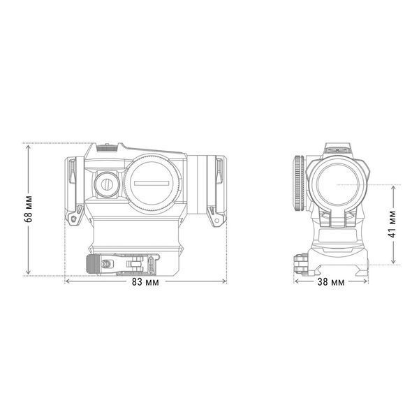 Коллиматорный прицел HOLOSUN HS515GM