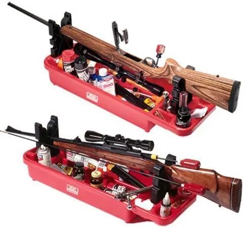 Подставка для очистки оружия MTM Gunsmith's Maintenance Center RMC-5. Материал &ndash; пластик. Цвет &ndash; красный.