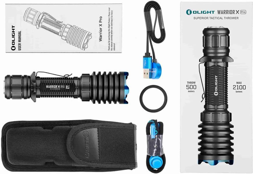 Ліхтар Olight Warrior X Pro Black