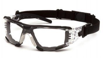 Очки защитные с уплотнителем Pyramex Fyxate (clear) Super Anti-Fog H2MAX, прозрачные
