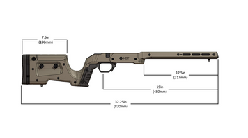 Ложа MDT XRS д/Savage SA, 17280180