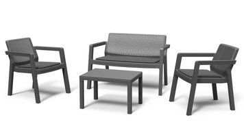 Набір меблів Emily Patio set з подушками, графіт