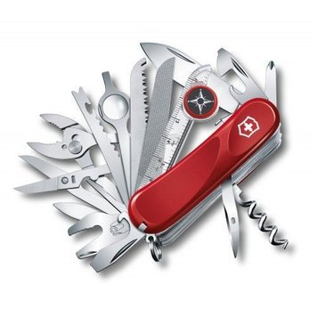 Нож Victorinox Delemont, "Evolution S54", 85мм, красный, подар.коробка