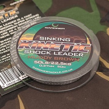 Шок лідер Gardner Shock Leader, 50lb, 0,37 мм, 50 м (XKSL)