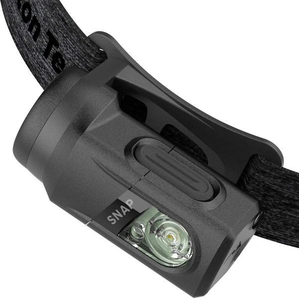 Ліхтар налобний Princeton Tec Snap Solo, 450 Lumens к:black / dark gray