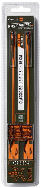 Оснастка карповая Prologic Classic Boilie Rig 15cm 15lbs/XC7 Size 10 (2шт/уп), 18461493