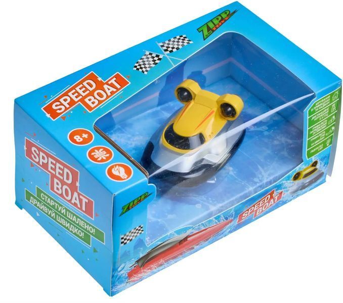 Катер ZIPP Toys на радиоуправлении Speed Boat ц:желтый