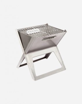 Гриль угольный Bo-Camp Notebook/Fire Basket Compact Silver, Серебристый, DAS301445