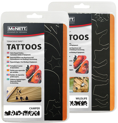 MCN.(GA) 91122-010 Tenacious Repair Tape Tattoos Wildlife Clamshell заплаты (McNett GA)