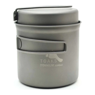 Titanium 1100ml Pot with Pan каструля + пательня (Toaks)