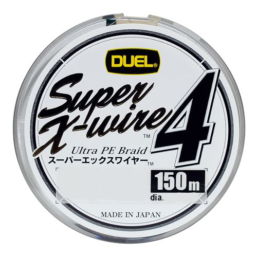 Шнур Duel Super X-Wire 4 Silver 150m 5.4kg 0.13mm #0.6 (H3579-S)