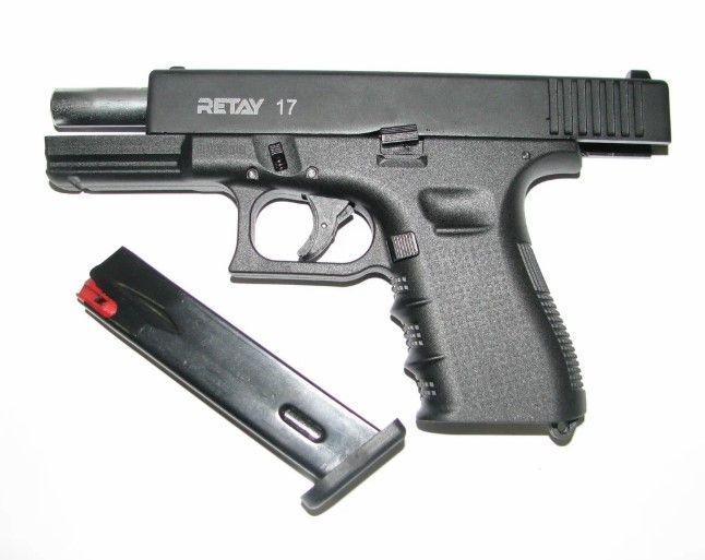 Пистолет стартовый Retay G17 кал 9мм Цвет black