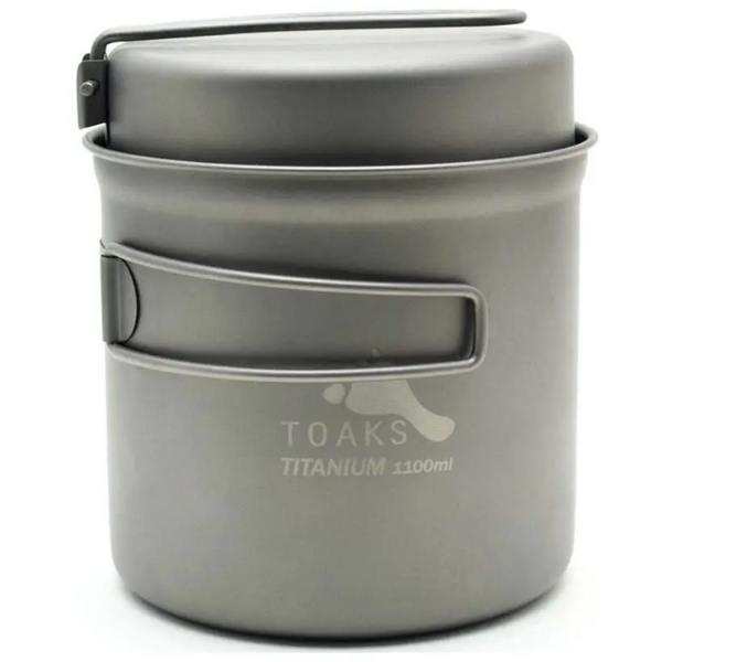 Titanium 1100ml Pot with Pan каструля + пательня (Toaks)
