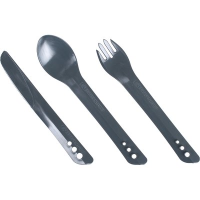 Lifeventure вилка, ложка, нож Ellipse Cutlery graphite
