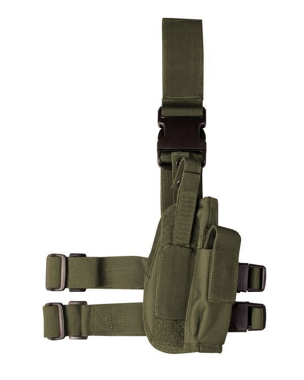 Kombat Tactical Leg Holster (Black) - Adjustable Thigh Holster With Magazine Pocket - View #12