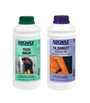 Twin Pack (Tech Wash 1L + TX Direct 1L) (Nikwax)