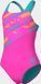 Купальник закрытый для девочек Arena LINES SWIMSUIT SWIM PRO BACK L розовый, бирюзовый Дет 140 см 3468337728375 фото 6