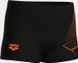 Плавки-шорты для мальчиков Arena BRIGHT SWIM SHORT черный, оранжевый Дет 164 см 3468337736448 фото 8