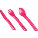 Lifeventure вилка, ложка, ніж Ellipse Cutlery pink 75016 фото 2
