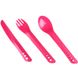 Lifeventure вилка, ложка, ніж Ellipse Cutlery pink 75016 фото 1