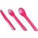 Lifeventure вилка, ложка, ніж Ellipse Cutlery pink 75016 фото 1