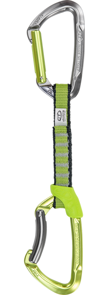 Оттяжка с карабинами Climbing Technology Lime set 12 cm NY grey/green
